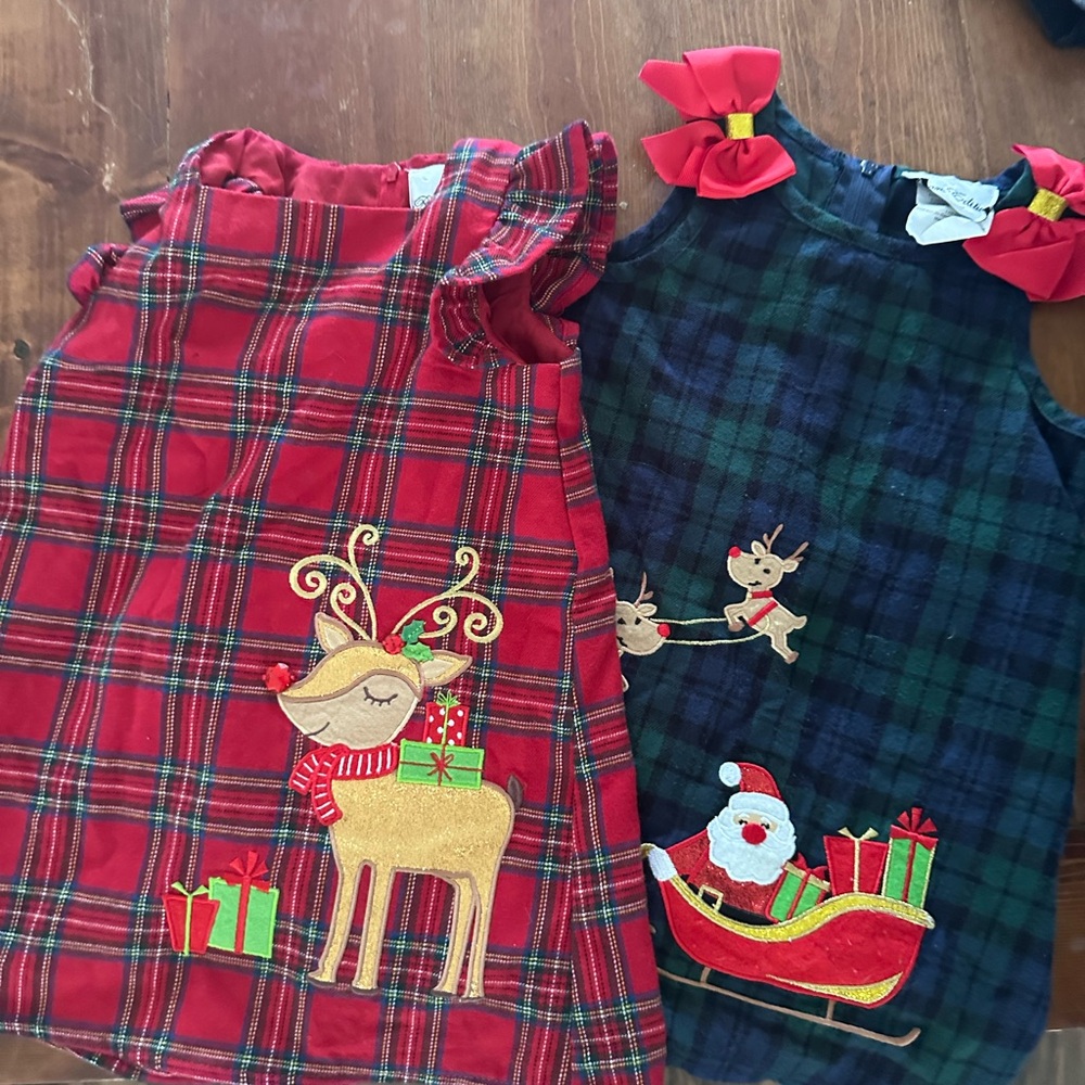 Rare Editions Red Plaid Dress
